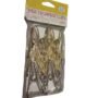 Multipurpose Metal Clips ×12