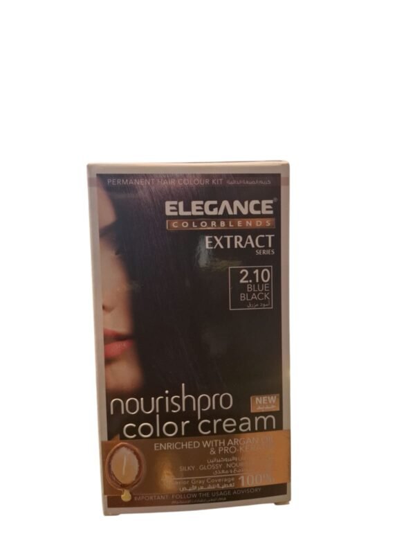 Elegance Nourish Pro 2.10 Blue Black Color Cream