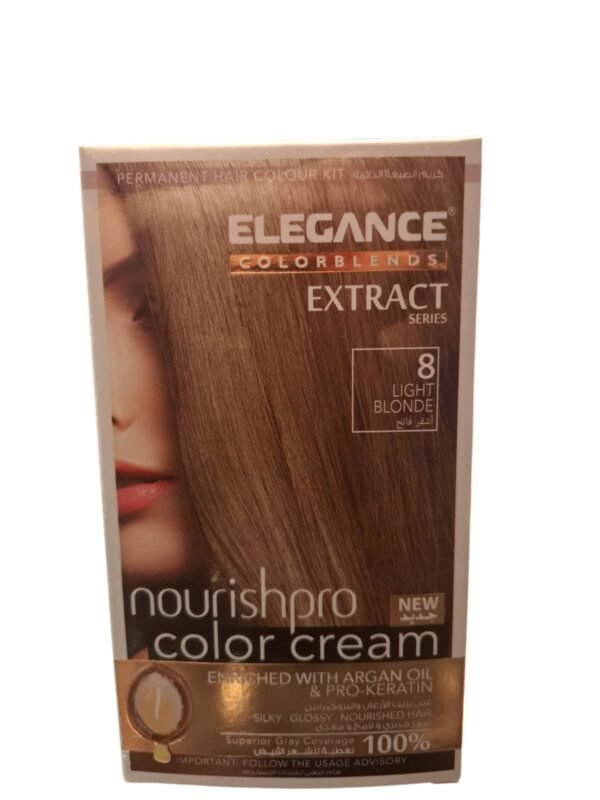 Elegance Nourish Pro 8 Light Blonde Color Cream